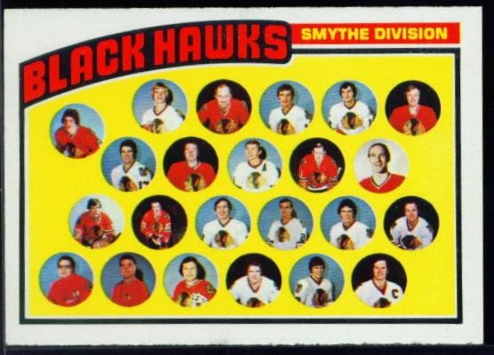 136 Chicago Black Hawks Team